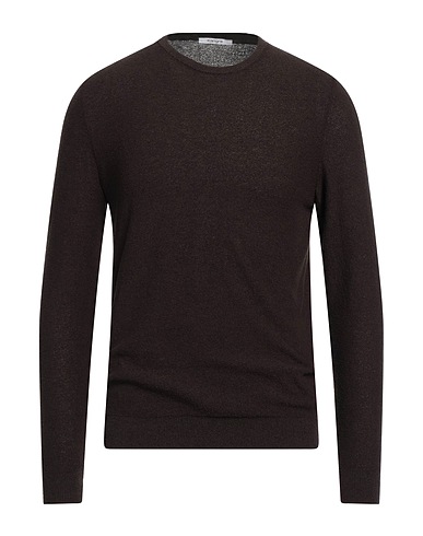 KANGRA Jumper Dark brown 75% Cotton, 25% Polyamide