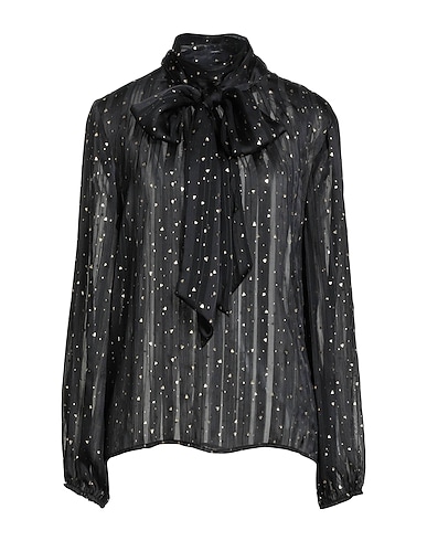 SILVIAN HEACH Top Nero 100% Poliestere