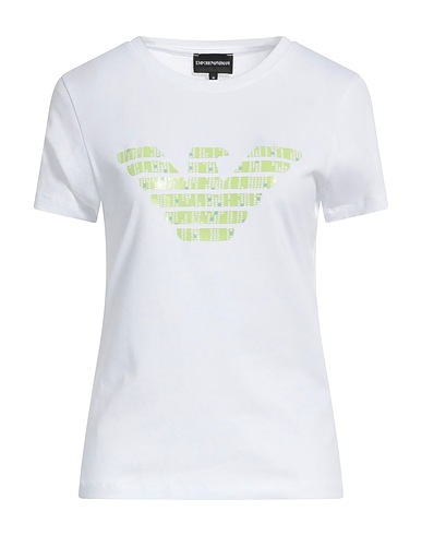 EMPORIO ARMANI T-shirt White 95% Cotton, 5% Elastane