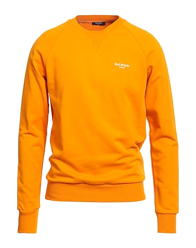 BALMAIN Sweatshirt Orange 100% Organic cotton