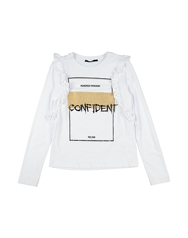 RELISH T-shirt White 100% Cotton