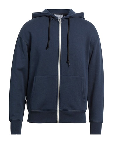 SHOE Hooded track jacket  Slate blue 80% Cotton, 20% Recycled polyester