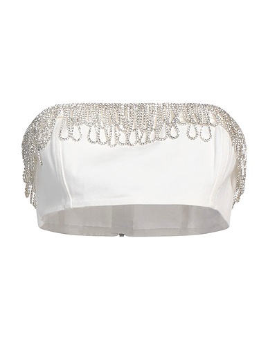 ROTATE BIRGER CHRISTENSEN Top Bianco 100% Cotone organico