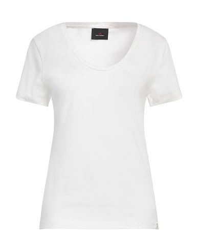 PEUTEREY T-shirt White 98% Cotton, 2% Elastane