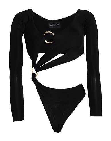 LOUISA BALLOU ΜΠΛΟΥΖΑΚΙΑ Μαύρο 94% Βισκόζη, 6% Ελαστάνη