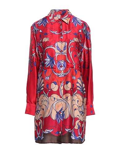 TEN WAYS TO BE Floral shirts & blouses Red 100% Viscose