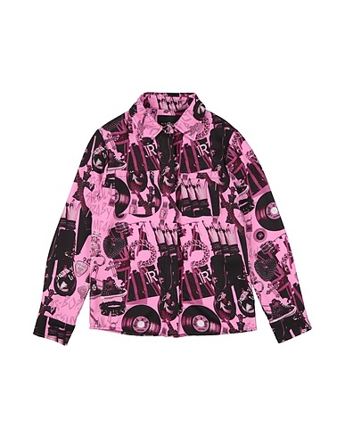 JOHN RICHMOND Patterned shirts & blouses Pink 93% Polyester, 7% Elastane
