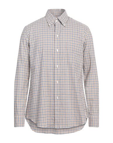 SALVATORE PICCOLO Camicia a quadri Azzurro 100% Cotone