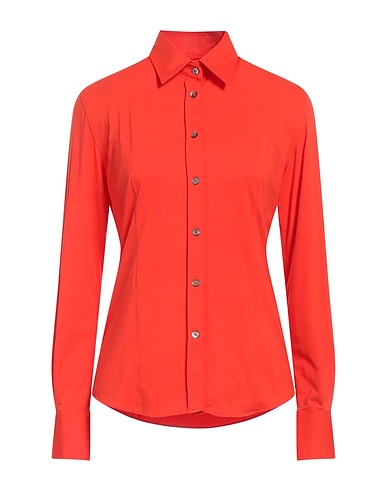 RRD Solid color shirts & blouses Orange 86% Polyamide, 14% Elastane