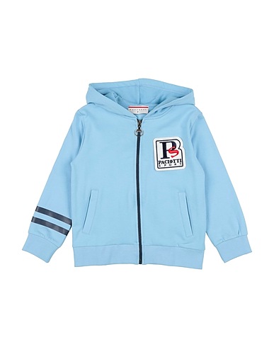 PACIOTTI Sweatshirt Azure 95% Cotton, 5% Elastane