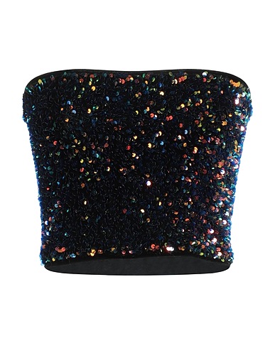 FORTE_FORTE Top Midnight blue 92% Polyester, 8% Elastane