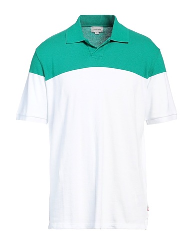 WOOLRICH Polo shirt Green 100% Cotton