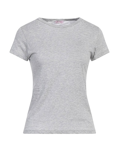 ROSSOPURO Basic T-Shirt Grey 100% Cotton