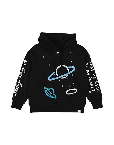 PAOLO PECORA Sweatshirt Black 100% Cotton