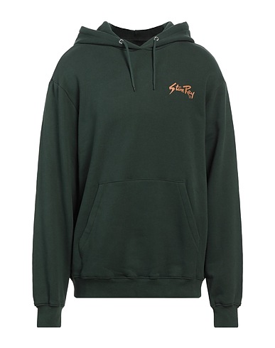 STAN RAY Hooded track jacket  Green 100% Cotton