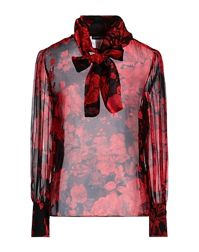 LIU •JO Top Red 50% Silk, 50% Viscose