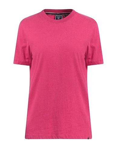 SUPERDRY Basic T-Shirt Fuchsia 100% Organic cotton