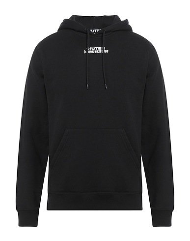 IUTER Hoodie Schwarz 100% Baumwolle