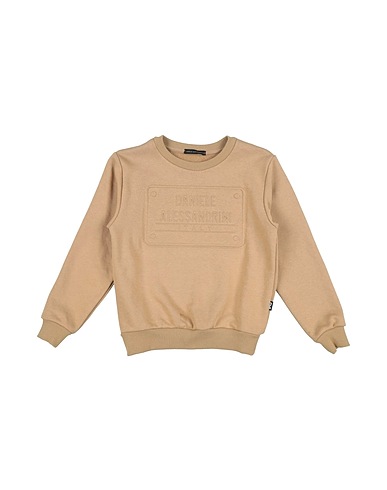 DANIELE ALESSANDRINI Sweatshirt Beige 100% Baumwolle