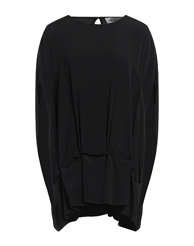 MEIMEIJ Top Black 69% Acetate, 31% Silk