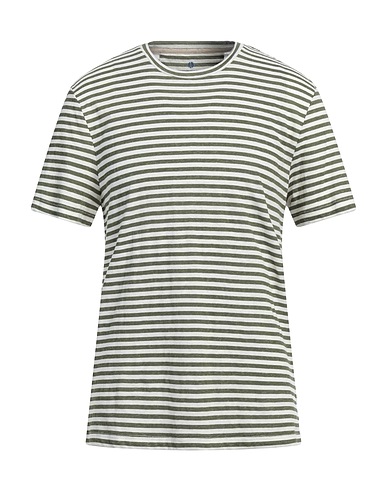 AT.P.CO Camiseta Verde militar 55% Lino, 45% Algodón