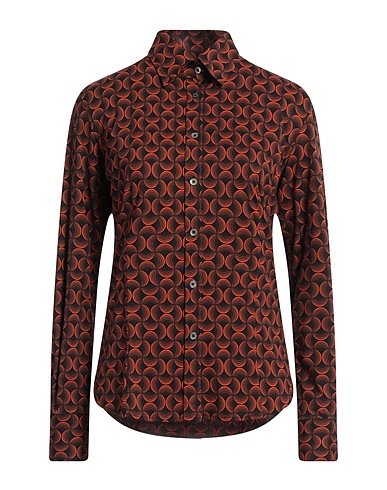 RRD Camicie  e bluse fantasia Ruggine 86% Poliammide, 14% Elastan
