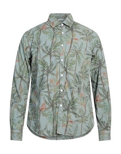 AT.P.CO Patterned shirt Light green 100% Cotton