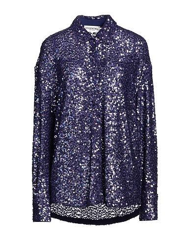 ESSENTIEL ANTWERP Shirts Purple 95% Recycled polyester, 5% Elastane, PVC - Polyvinyl chloride