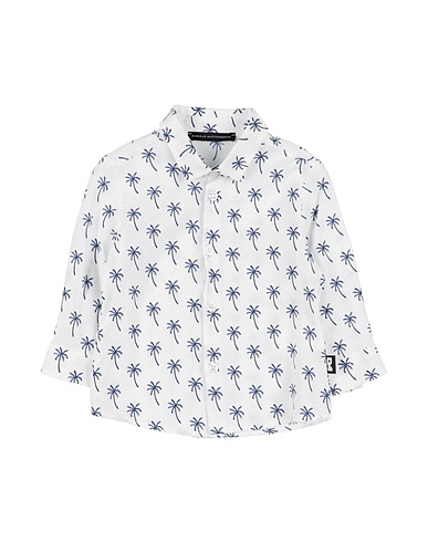 DANIELE ALESSANDRINI Patterned shirt White 100% Viscose