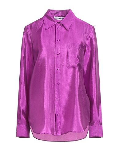 ATTIC AND BARN Camicie e bluse tinta unita Viola 100% Poliestere