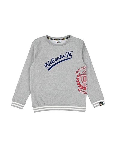 LIU •JO Sweatshirt ME CONTRO TE Light grey 86% Cotton, 9% Viscose, 5% Elastane