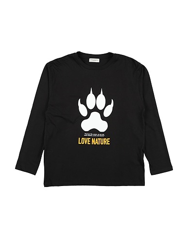 PAOLO PECORA T-shirt Black 100% Cotton