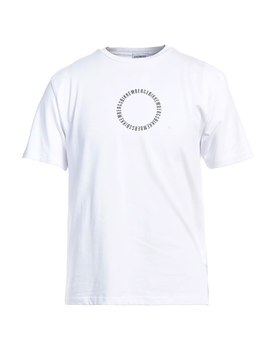 BIKKEMBERGS T-shirt White 95% Cotton, 5% Elastane