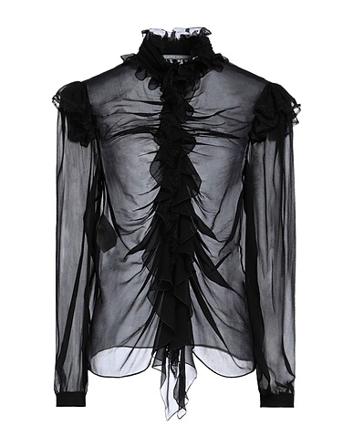 ALBERTA FERRETTI Silk shirts & blouses Black 100% Silk