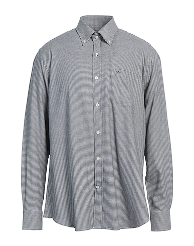 PAUL & SHARK Patterned shirt Black 100% Cotton