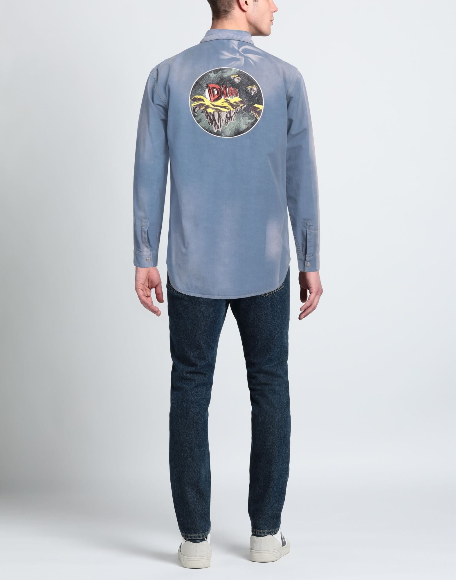 DIOR シャツ | デニムシャツ ブルーグレー メンズ | YOOX