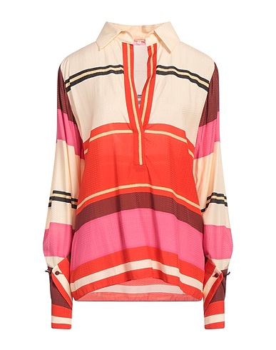 JOHANNA ORTIZ Top Beige 65% Viscose, 35% Silk