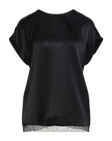 TWINSET Top Nero 100% Viscosa