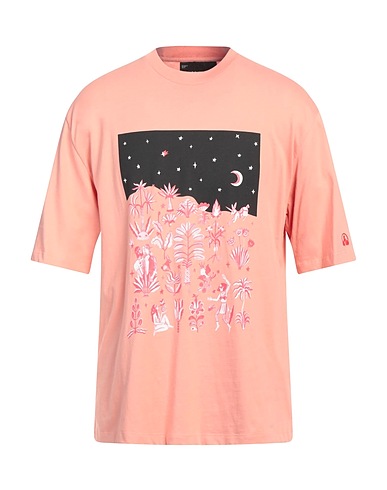 NEIL BARRETT T-shirt Salmon pink 100% Cotton