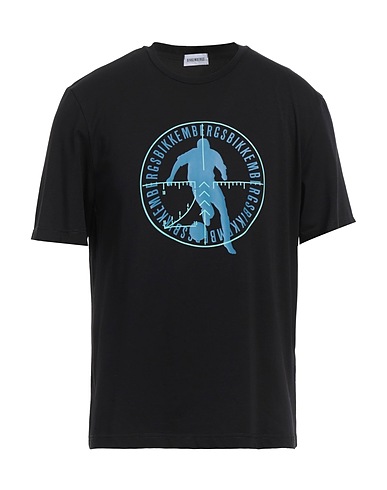 BIKKEMBERGS T-shirt Nero 95% Cotone, 5% Elastan