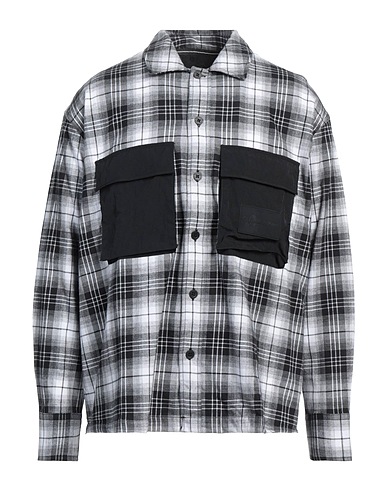 CALVIN KLEIN JEANS Checked shirt Black 100% Cotton