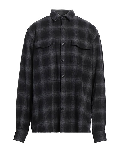 MARCELO BURLON Checked shirt Black 100% Cotton