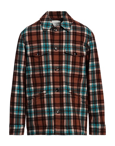 CIRCOLO 1901 Checked shirt 100% Virgin Wool