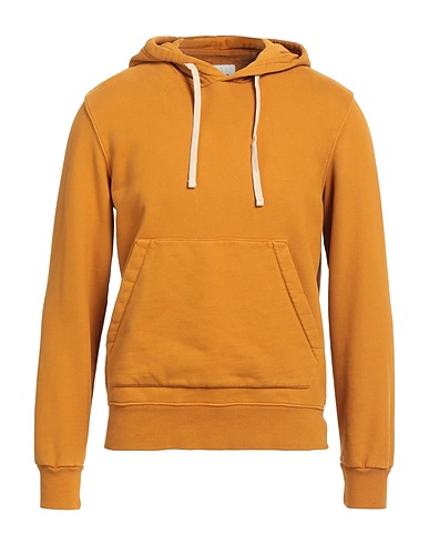 CIRCOLO 1901 Hooded track jacket  Mustard 100% Cotton