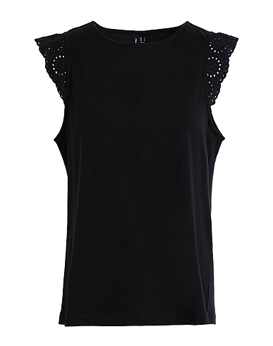 VERO MODA Top Black 100% Organic cotton