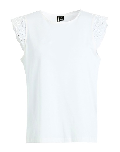 VERO MODA Top White 100% Organic cotton