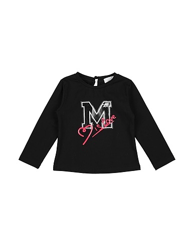 FUN & FUN T-shirt Black 95% Cotton, 5% Elastane