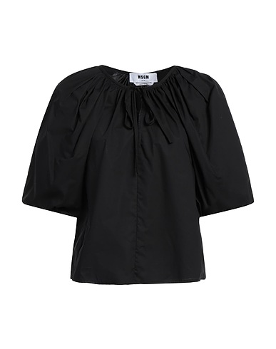 MSGM Top Black 100% Cotton