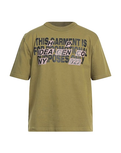 HERON PRESTON T-shirt Military green 100% Cotton, Polyester
