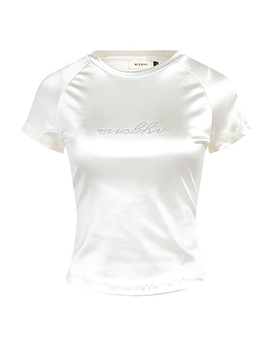 MISBHV T-shirt Ivory 92% Polyamide, 6% Other Fibres, 2% Elastane